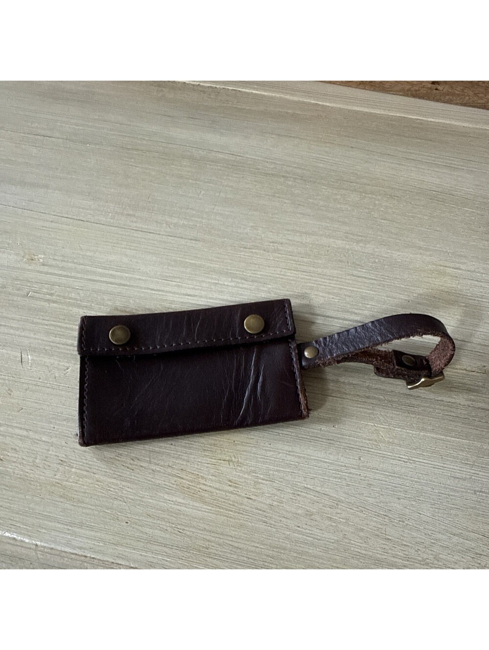 Vintage Hartmann Luggage Belting Leather ID Luggage Tag